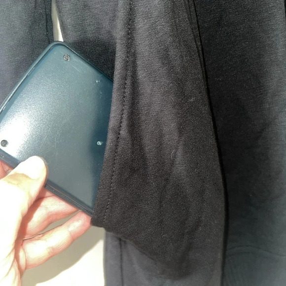 Peyton Primrose Drape Cardigan W/ Drawstring Tie & Pockets - Size 1X - Picture 6 of 9